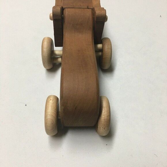 Vintage Animated Hardwood Push Toy Hippo Toy - Picture 10 of 12